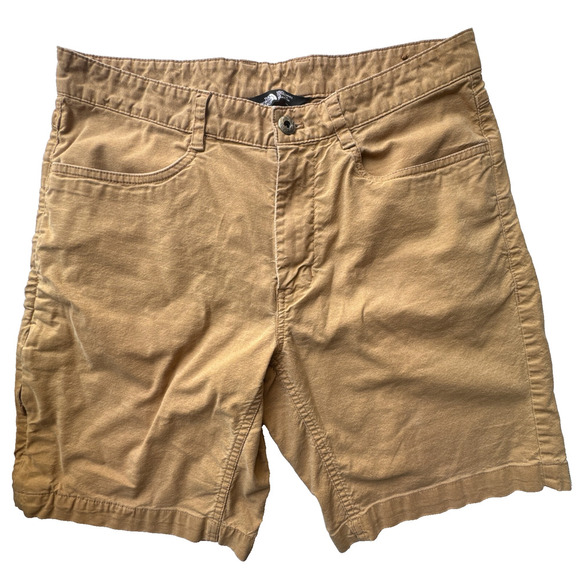 The North Face Men's Tan Shorts Size 32 Cotton Blend Stretch Chino Utility - Picture 1 of 9